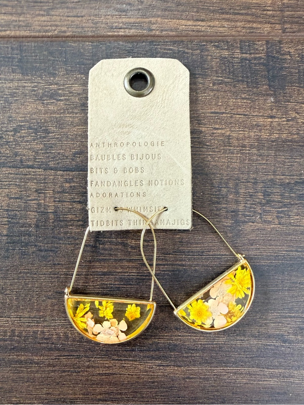 Anthropologie Flower Earrings - Picture 2 of 3